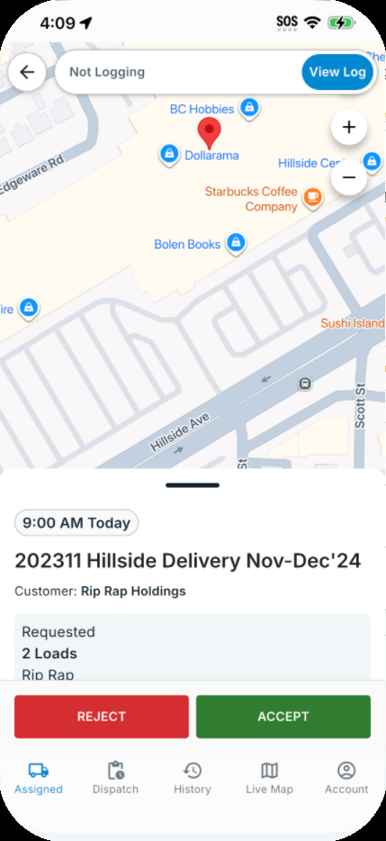 Job detail: ACCEPT
